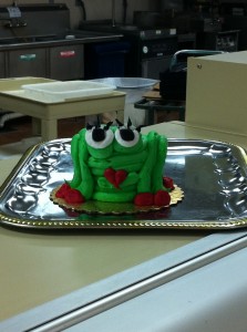Froggy cupcake 